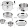 Berger Topfset Edelstahl 9-teilig. 1 Berger Topfset Edelstahl 9-teilig. -Geschäft Für Campingausrüstung 114586 2450324