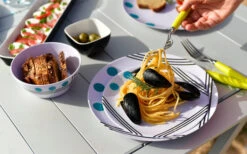 Berger Dots Melamin Geschirr-Set 16-tlg. Blau 14 Berger Dots Melamin Geschirr-Set 16-tlg. Blau -Geschäft Für Campingausrüstung 260273 1859640 2